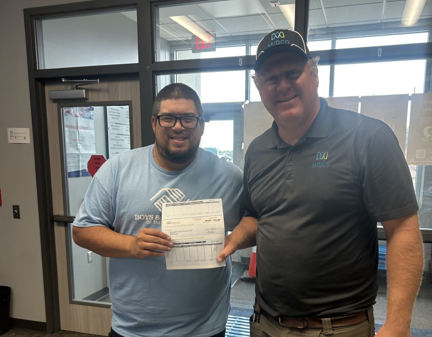 Boys and Girls Club of the Capital Area with Midco Grant