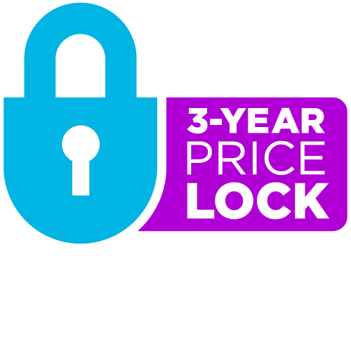 3 year price lock