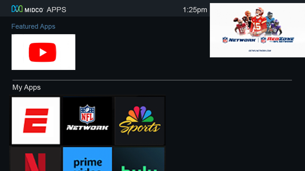 Midco TV Apps